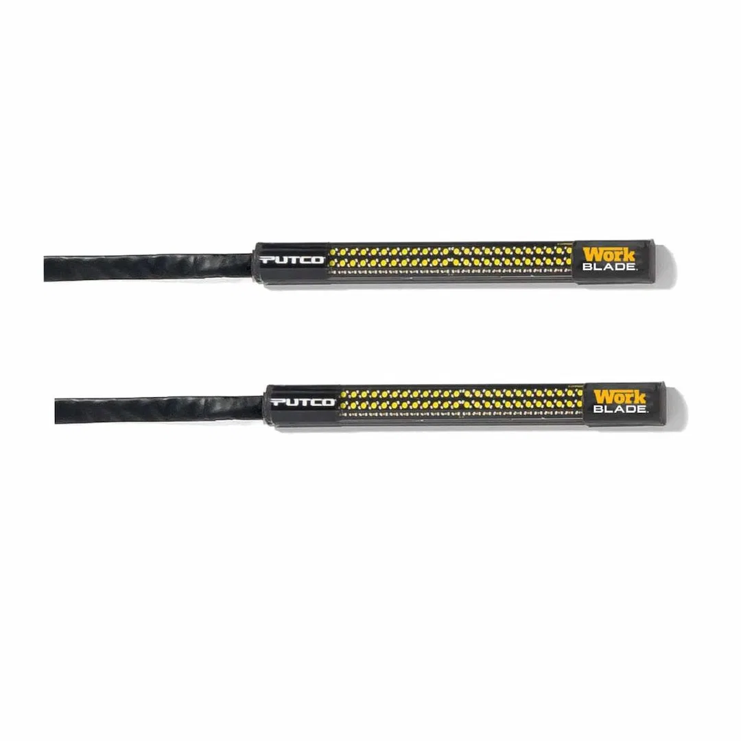 93010-06 – PUTCO Light Bar, LED 6 Inch Length Amber/ Blue/ White Over-Ride LED Clear Lens Black Housing Surface Mount...